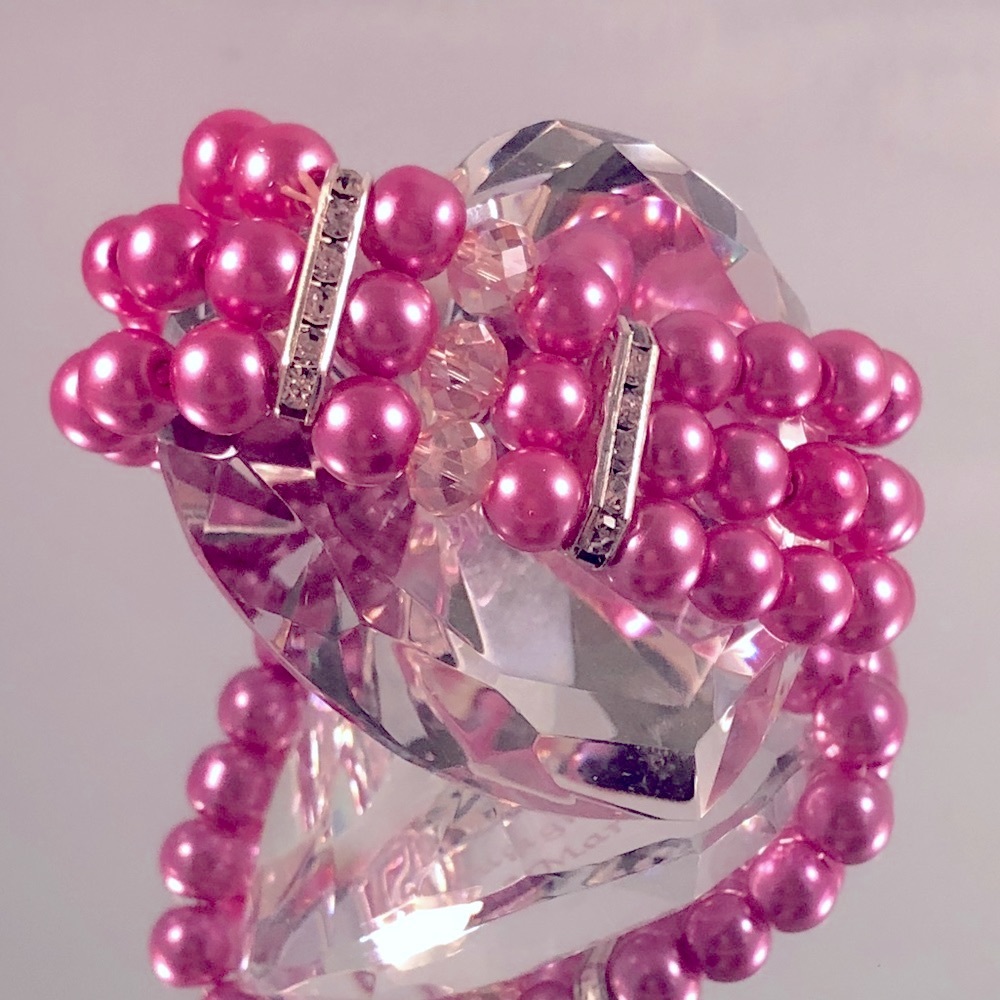 Triple Faux Pearl Bracelets